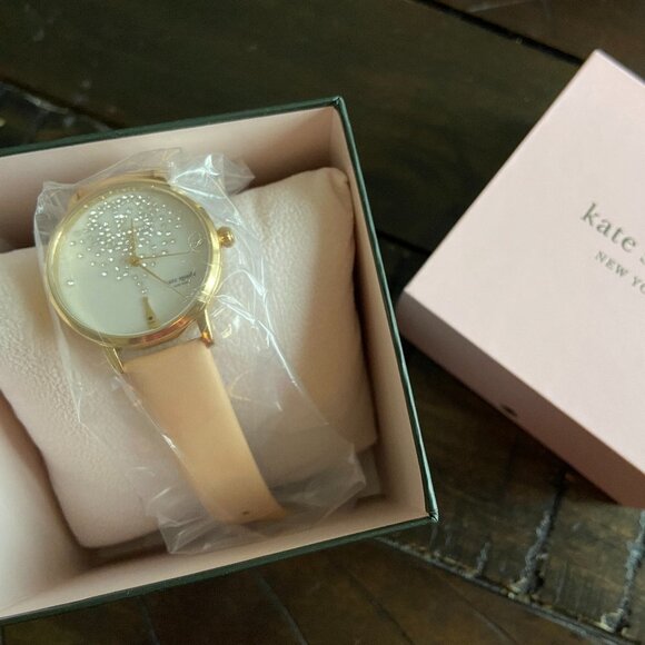 Kate Spade Metro White Champagne Watch main image 7